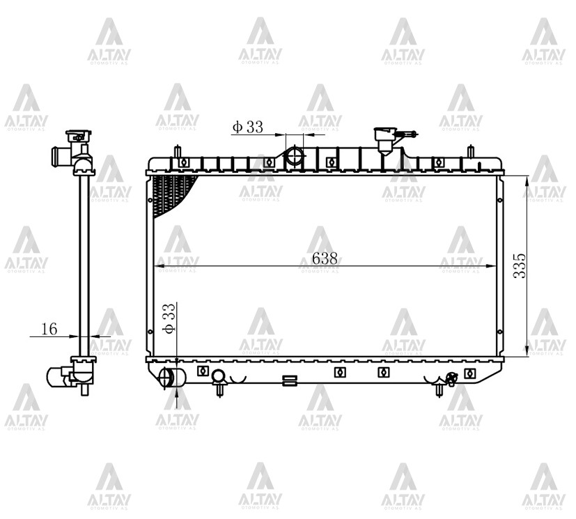 Hyundai Accent Su Radyatörü 2003-2006 Radyatör Su . OEM 25310-25300 Hyundai Accent Su Radyatörü 2003-2006 Radyatör Su . OEM 25310-25300